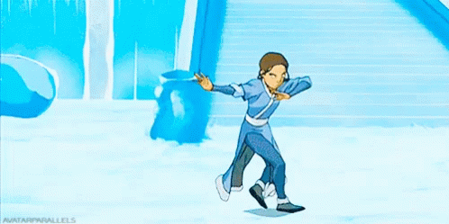GIF of katara water bending.